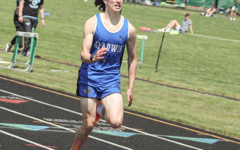Myles Robinson will compete in the Division 2 state meet in two events after placing second in the 400 and helping the 4x400 relay hit the qualifying time at Cadillac’s regional.