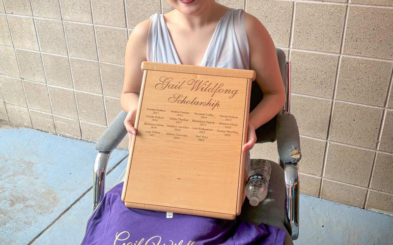 Jiayi Rees received the Gail Wildfong School of Dance Scholarship.
