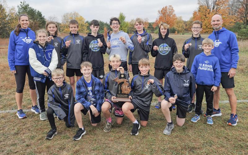 Gladwin Junior High School cross-country team