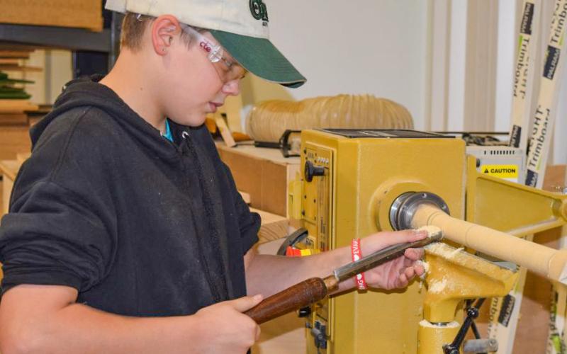 CTE Summer Camp’s Construction Trades participants master the art of using various equipment while prioritizing safety.