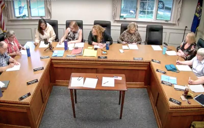 Pictured is the Gladwin City Council at the Regular Meeting on June 16.