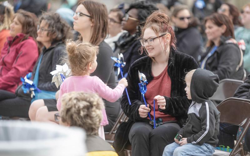 Rally, pinwheels bring awareness to child abuse prevention at State Capital