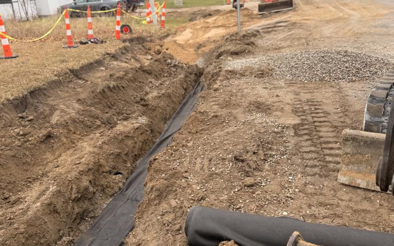 Construction is underway on one of the final phases of the Trail of Two Cities in Beaverton, a grant-funded walking/cycling path that will connect Beaverton and Gladwin upon completion.