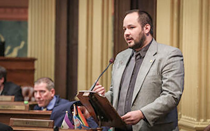 Democratic Rep. Dylan Wegela of Garden City. MICHIGAN HOUSE OF REPRESENTATIVES