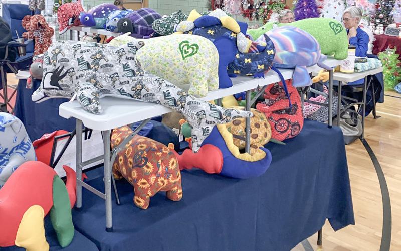 Craft vendors filled the gym at the Beaverton Activity Center with their wares Friday and Saturday to take part in the Gladwin County Chamber of Commerce Women’s Expo.