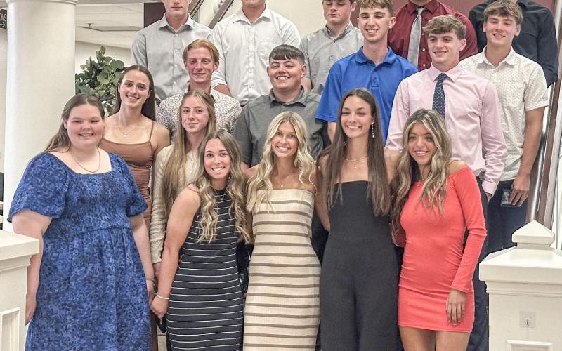 Gladwin Rotary 2024-2025 Award Winners and Coaches