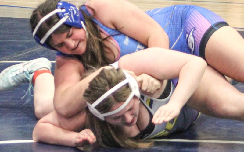 Gladwin’s Izzy Searfoss advanced to the regionals by placing second at 170 at Sunday’s district.