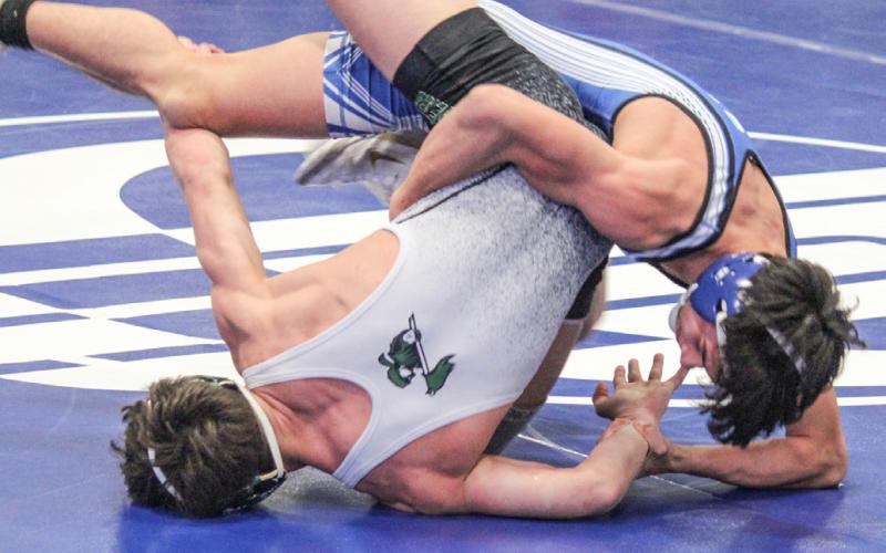 Gladwin’s Cruz Balcirak is a regional qualifier after placing third at 126 at Saturday’s individual district.