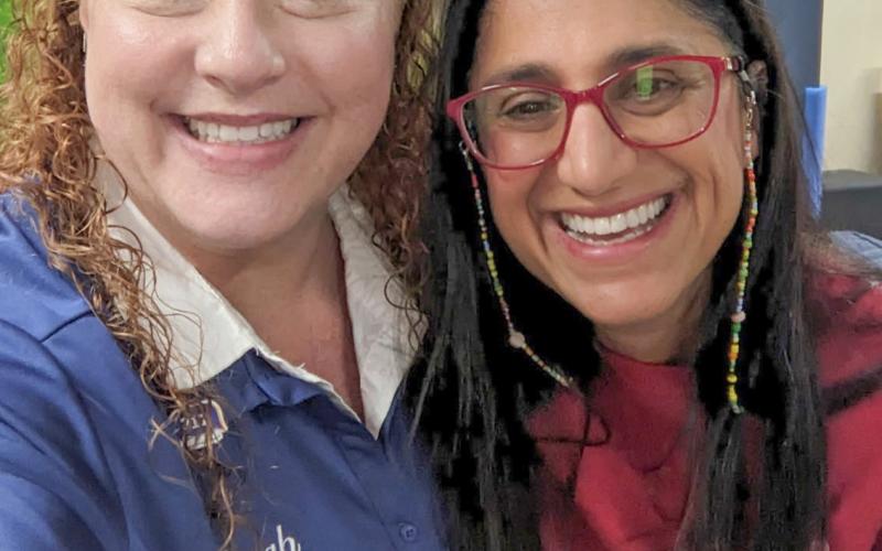 Pictured (at left) Gladwin Mayor Sarah Kile, and Dr. Mona Hanna who is the Rx Kids Director and Associate Dean of Public Health at Michigan State University.