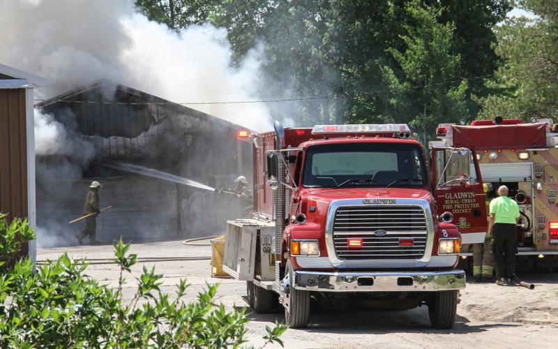 ACCIDENTAL BARN FIRE IN BUCKEYE TOWNSHIP