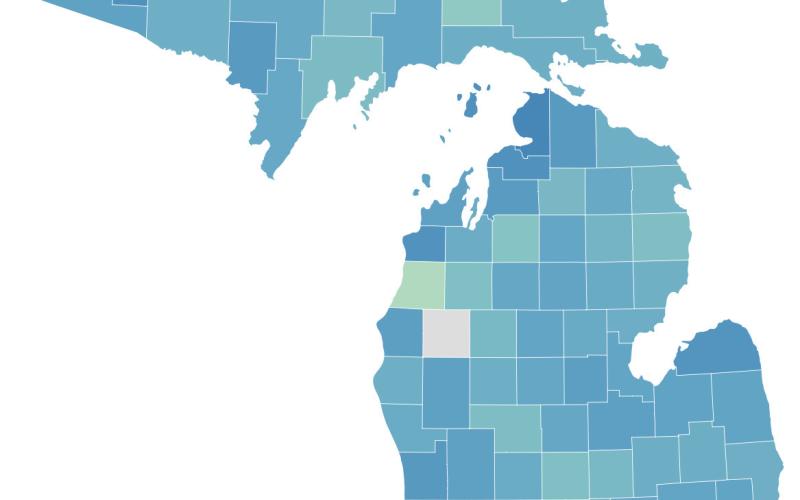AFSA completion rates by county. MICHIGAN COLLEGE ACCESS NETWORK