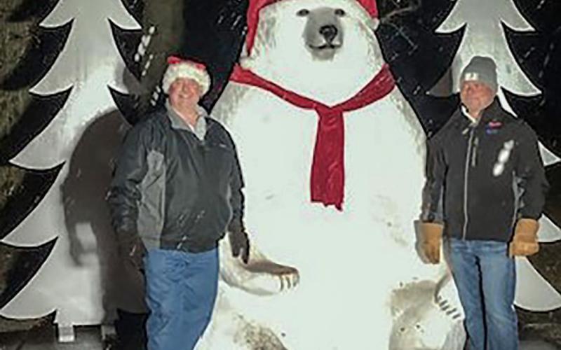 POLAR BEAR SIGHTING IN ROSS LAKE PARK