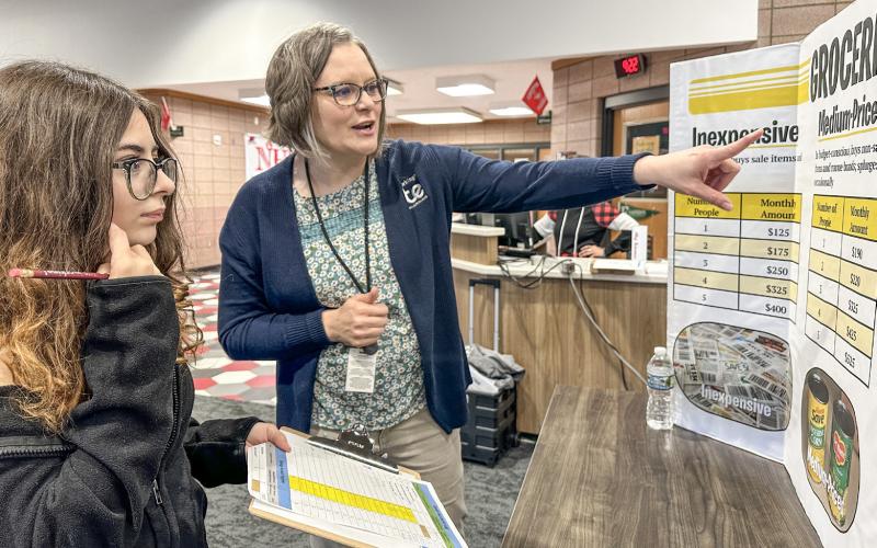 Local eighth graders learn financial literacy through CTE’s Reality Store