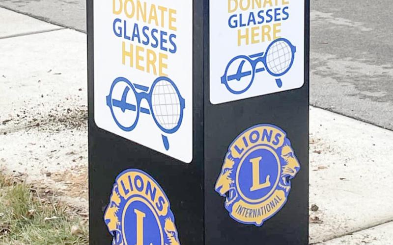 Located at 142 Saginaw Street in Beaverton is a new glasses donation box. Anyone with unused pairs of glasses can drop them off in the box to donate them to those in need.