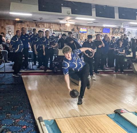 Carson Hindman and the Gladwin boys’ bowling team rolled to wins over Shepherd and Clare last week to remain undefeated in the Jack Pine Conference.