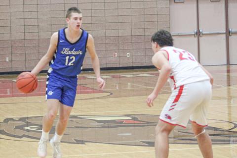 Freshman Jacob Pahl scored 15 points as Gladwin beat Houghton Lake to head into the Christmas Break without a loss.
