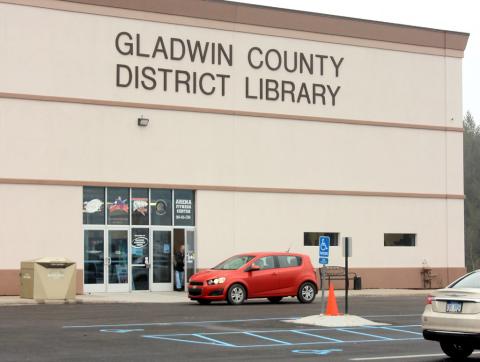 The Gladwin County District Library is located at 402 James Robertson Dr. in Gladwin.