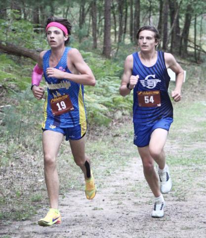 Gabe Piach was second in line for the Gladwin boys’ cross country team in a pair of invitationals last week.