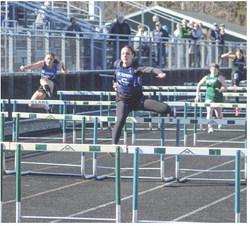 Gladwin’s Ava Gary raced off with school records in both the 100 and 300 hurdles last week.