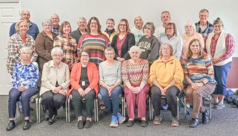 Pictured are a few of the over 100 members of MARSP-Gladwin County Chapter gathered at the last meeting in 2024.