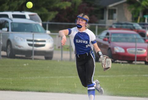 Gladwin softball shares Jack Pine title with Meridian after heart pounding loss to Clare
