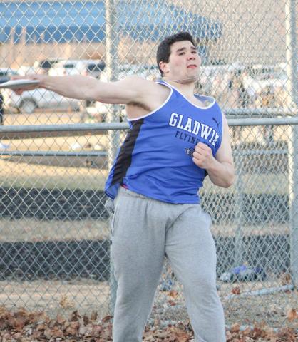 Gladwin’s Nick Brasseur was third in the discus and fourth in the shot put during a meet last week at Bullock Creek.