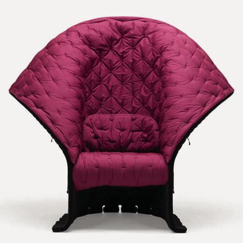 Gaetano Pesce’s Feltri chair is made of soft, yet sturdy materials that can be folded into different configurations for a new look or custom comfort. WRIGHT