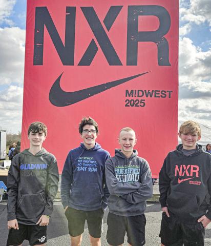 Pictured left to right: Ivan Christensen, Garrison Farley, Jonah Griffiths, and Nathan Muma.