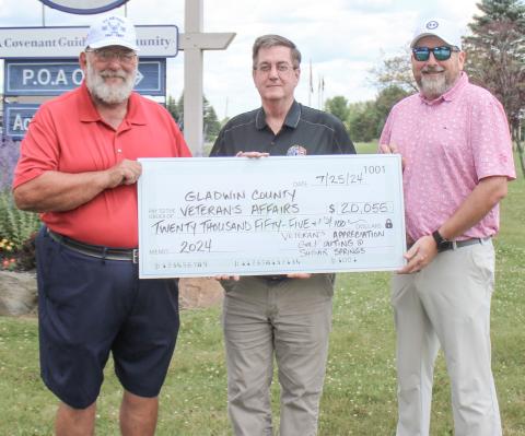 Gladwin County Veteran’s Affairs receives donation