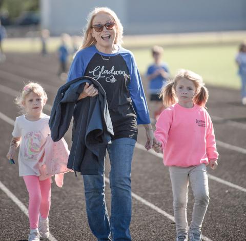 Gladwin PTO holds walk-a-thon