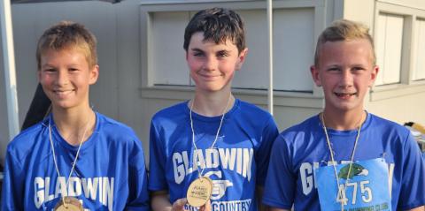 Gladwin Junior High Boys Cross Country run at White Pine in Saginaw