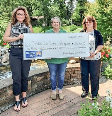 CRIME STOPPERS RECEIVES DONATION FROM UNITED WAY
