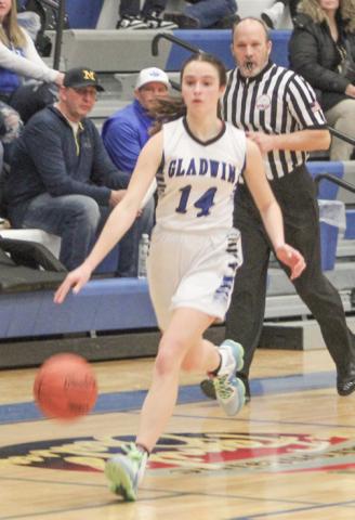 Gladwin girls’ hoop team runs win streak to six with JPC leader Meridian on tap