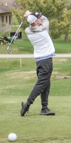 Hunter Simpson is one of five seniors returning to the lineup Friday when the Gladwin golf team tees off a new season at Tawas.