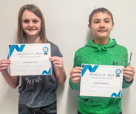 Cheyenne Gee and Liam Pohlman