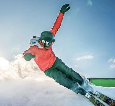 A skier at Nub’s Nob in Harbor Springs, one of the 33 resorts that participate in a White Gold Card promotion.
