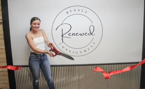 RIBBON CUTTING FOR RENEWED RESALE AND CONSIGNMENT HELD