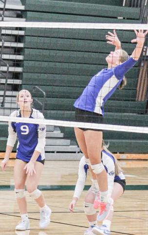 The Gladwin volleyball team spiked Meridian and Pinconning in Jack Pine Conference action last week.