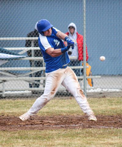 Swinging for the fences, Gladwin looks to overtake the lead during Tuesday’s game against Cadillac.