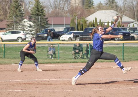 Gladwin softball team swept