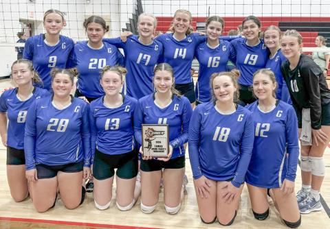 Gladwin JV spikers second at tournament