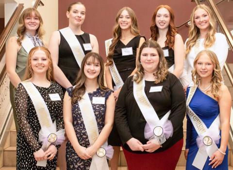 Miss Gladwin County contestants for 2025.