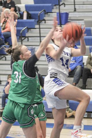 Gladwin’s Abby Robinson scored 26 points in a win over Houghton Lake Thursday night.