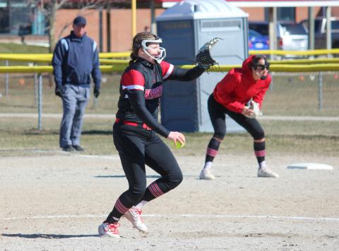 Beaverton’s Abby Northrup looks to deliver a strike during Thursday’s home opener.