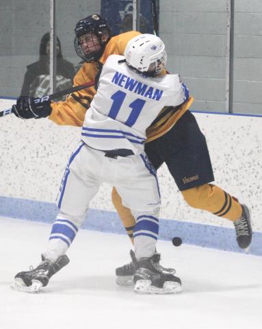 Moe Newman, who had 24 goals and 35 points this season, will return to the lineup for the Flying G’s next year.