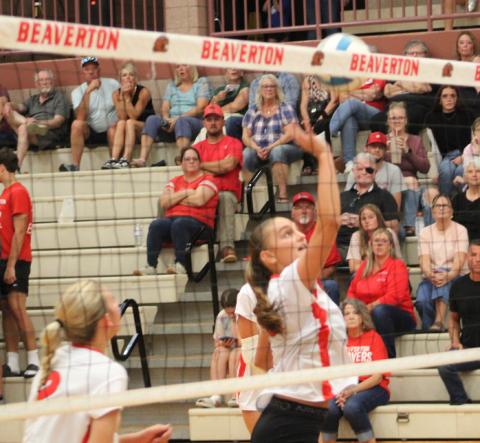 Myah Hubble and Beaverton evened their record at 2-2 in the Jack Pine Conference with a pair of wins last week.