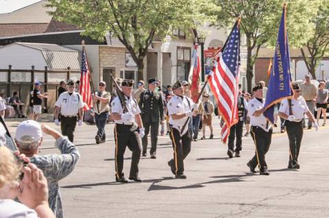 Pictured is the Gladwin Memorial Day parade and program on May 27, 2024.