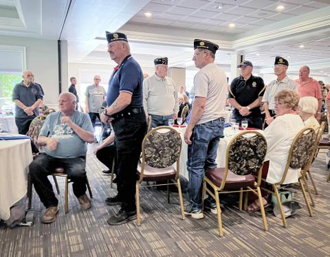 Veterans saluted, informed at dinner