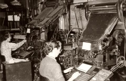 A LOOK BACK IN TIME | EARLY LINOTYPE PRESS MACHINERY