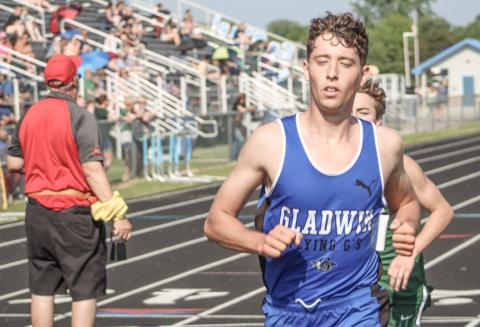 Gladwin’s Palmreuter scores in three events at state track meet